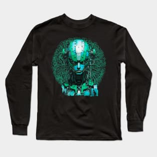 Evil Robot Long Sleeve T-Shirt